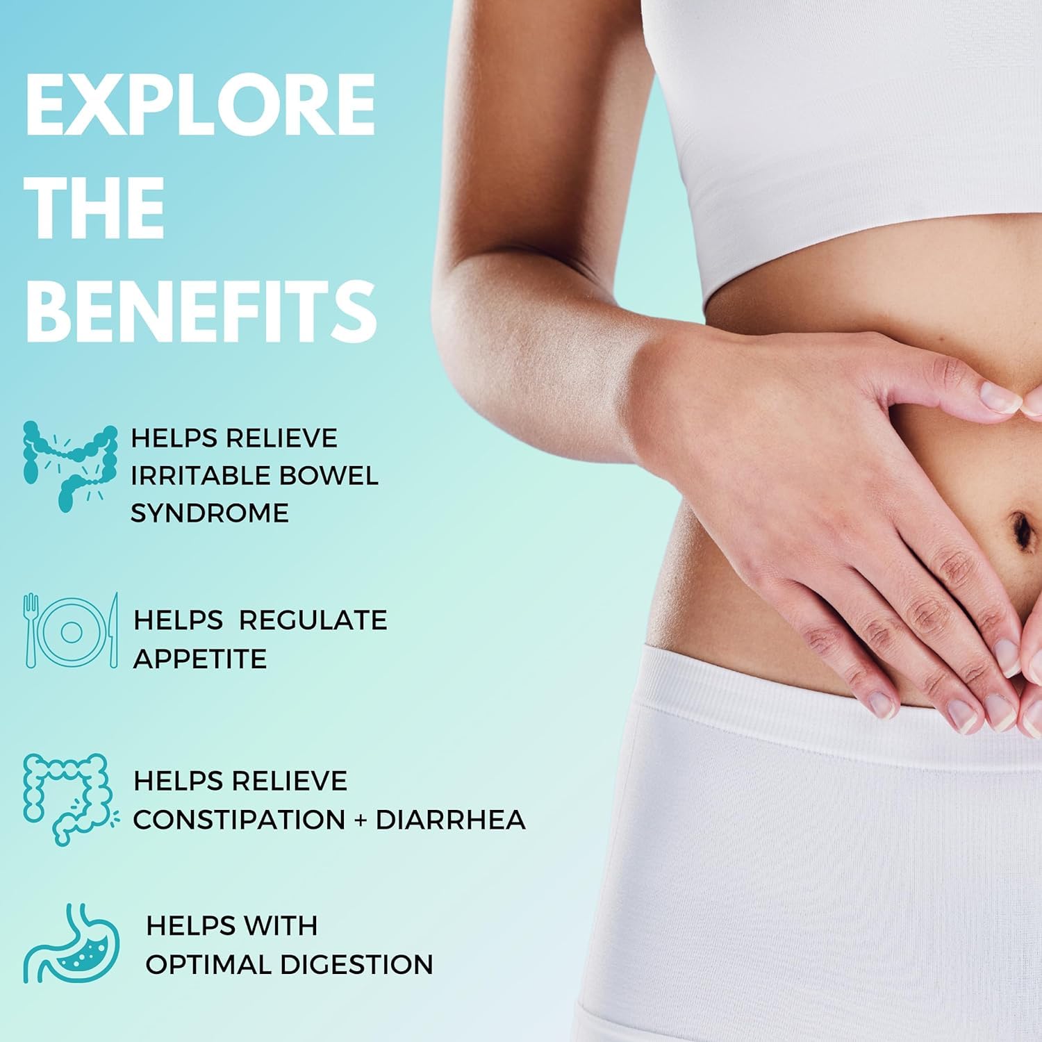 Wellbeing Nutrition Daily Probiotics + Prebiotics | Improve Metabolism, Acidity Relief, Digestion & Gut Health | 18 Billion CFU Organic Probiotics Supplement