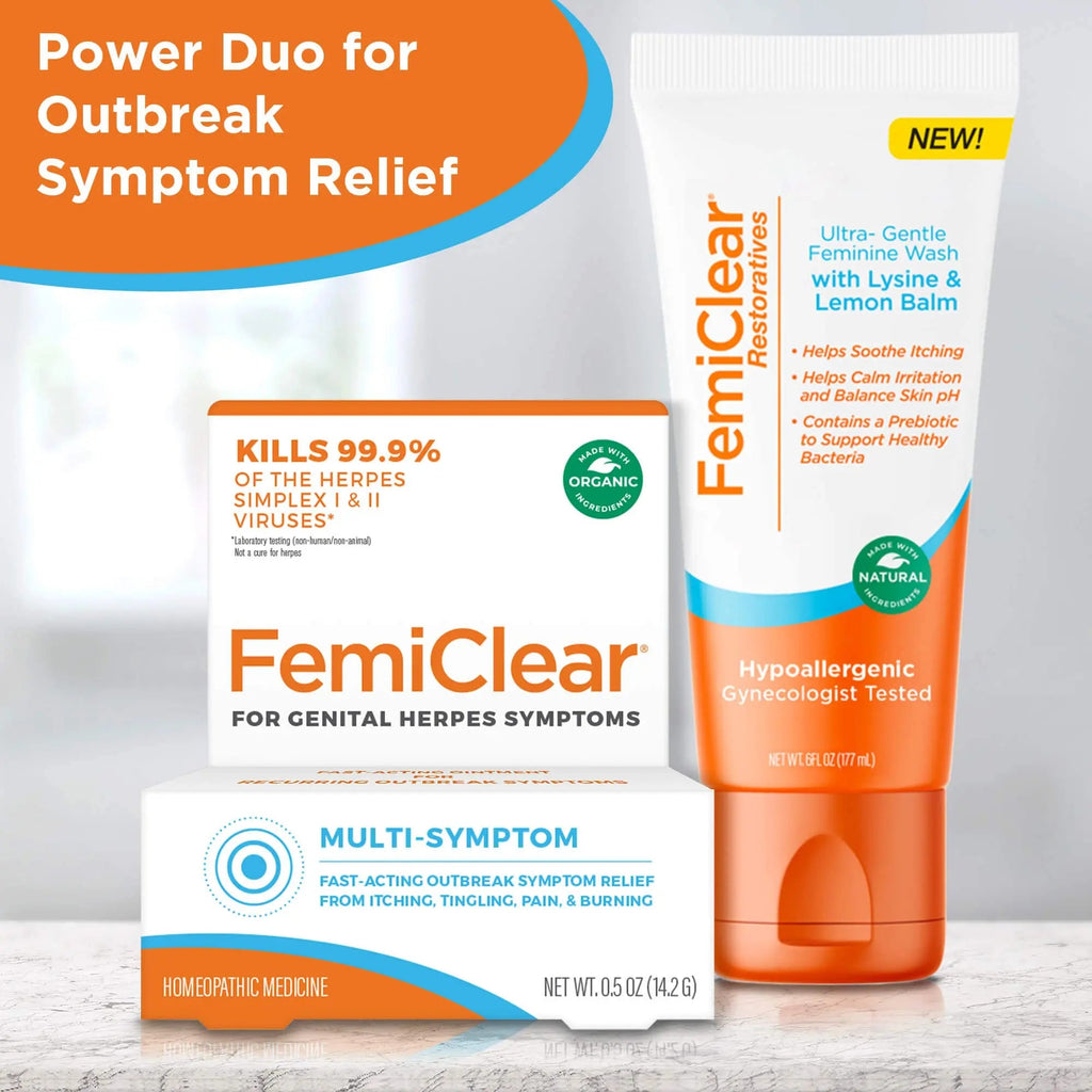 FemiClear® Restoratives Ultra-Gentle Feminine Wash, Made with Lysine & Lemon Balm, Natural Ingredients FemiClear Au supplements
