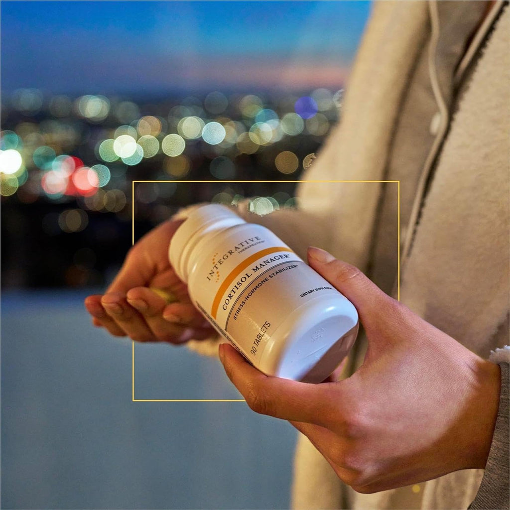 Integrative Therapeutics Cortisol Manager - Balance Cortisol & Support Relaxation for Restful Sleep* - Includes Ashwagandha & L-Theanine for Confidence with Less Stress* - 90 Tablets (45 Servings) Integrative Therapeutics Au supplements