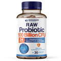 Wholesome Wellness Organic Raw Probiotics 100 Billion CFU, Dr Formulated for Women and Men, Complete Adult Supplement with Prebiotics