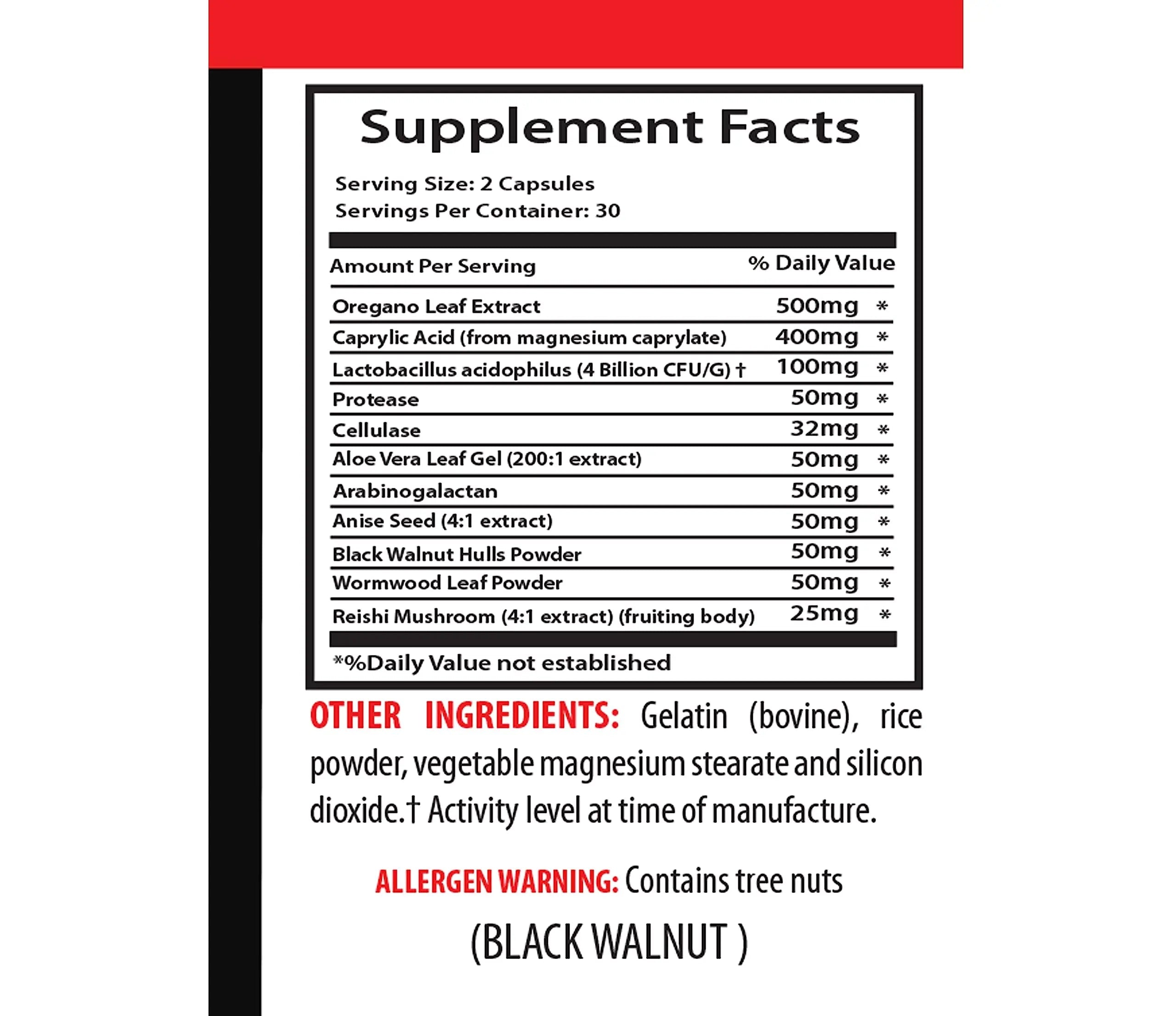 Natural detoxification Supplement - Candida Away Extra Strength Formula - Candida Support - Digestive AID VIP VITAMINS Au supplements
