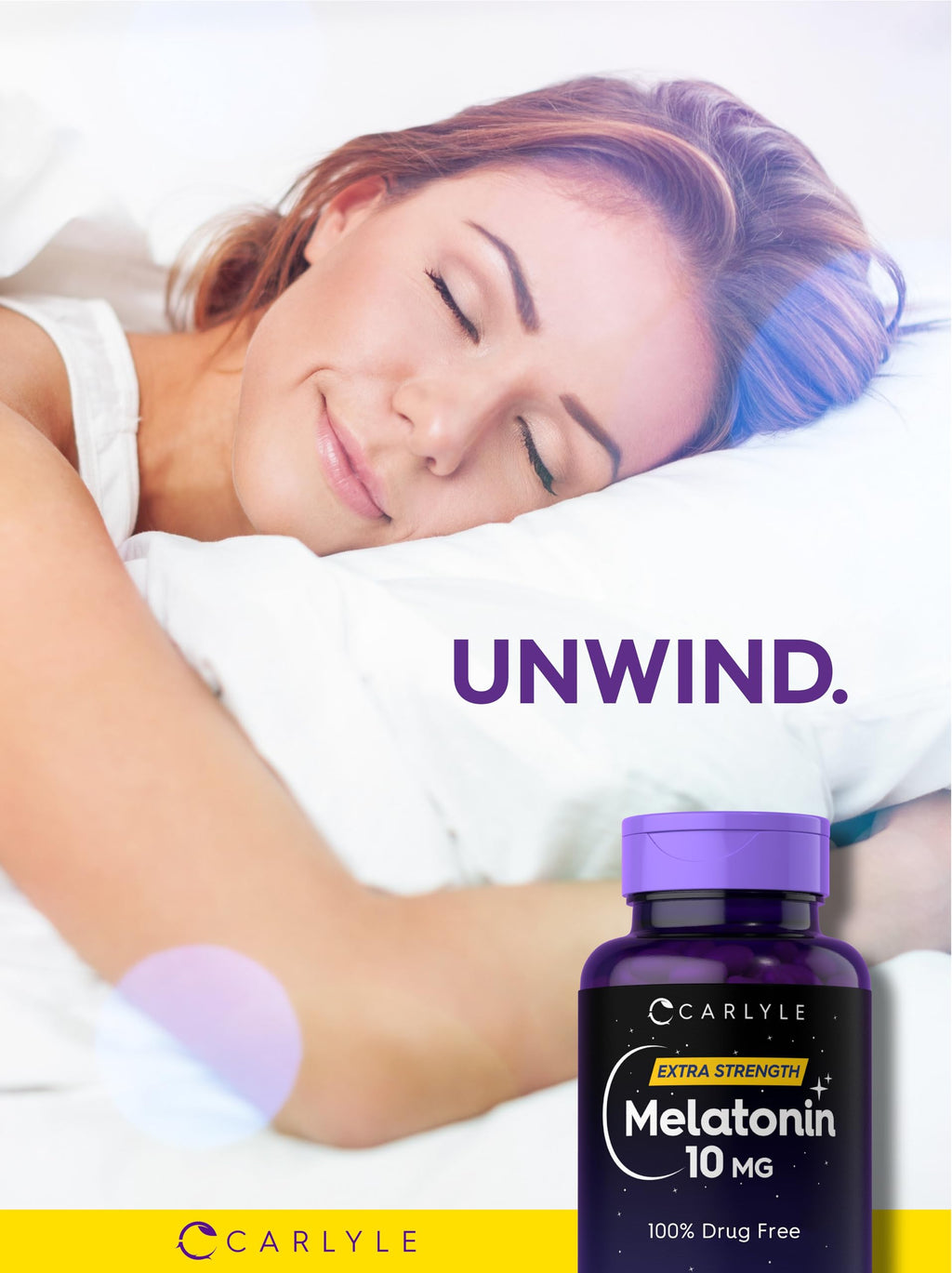Carlyle Melatonin 10mg | 300 Softgels | Extra Strength Support for Adults | Non-GMO, Gluten Free Supplement