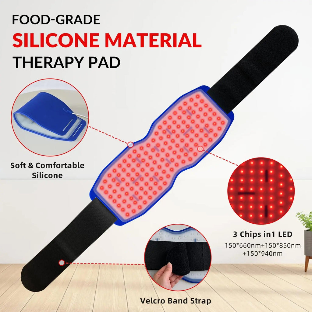 Yoveck Red Light Therapy Belt, Silicone Red Light Therapy Pad Near Infrared Light Therapy Yoveck Au supplements