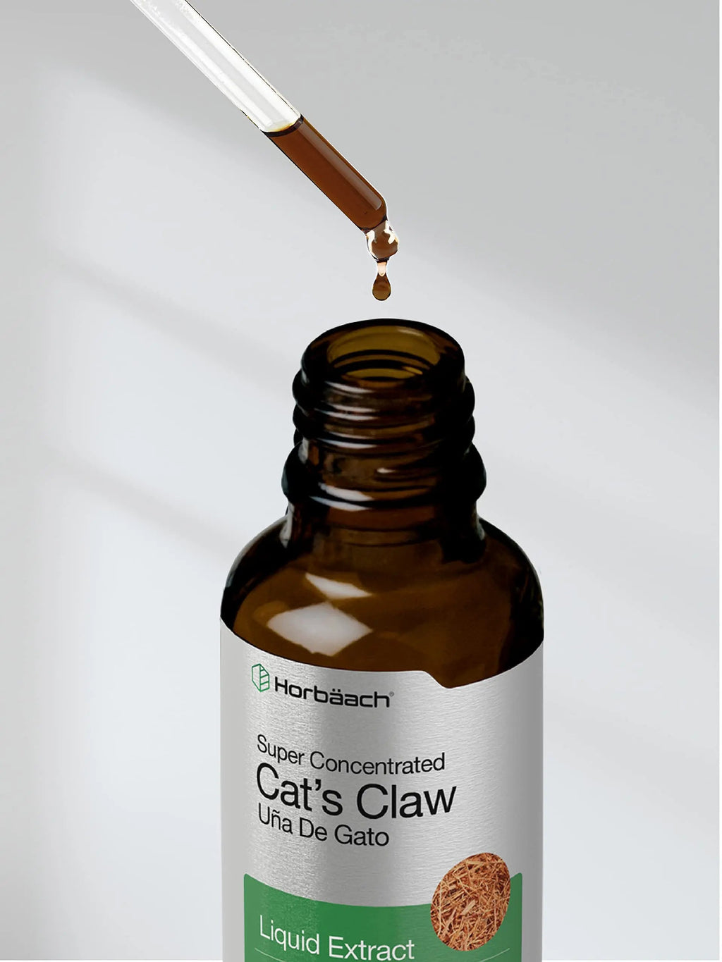 Cats Claw Herb Extract Tincture | 2 Fl Oz | Alcohol Free | Vegetarian, Non-GMO, Gluten Horbäach Au supplements