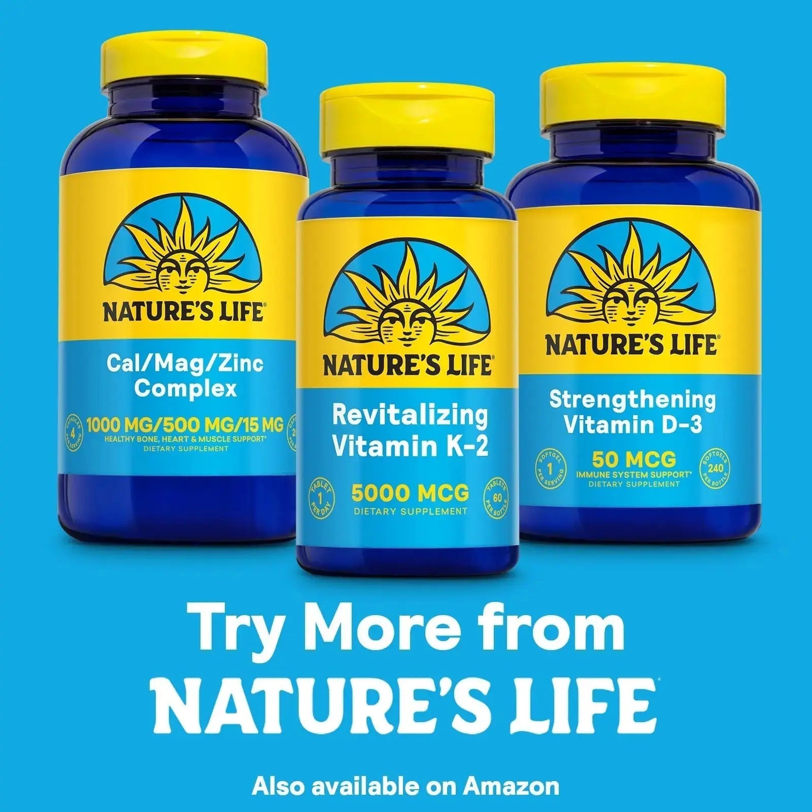 Nature's Life Revitalizing Vitamin K2 - Bone Health, Artery and Heart Health Support - High Potency Vitamin K Supplement as Vitamin K2 MK4 Nature's Life Au supplements