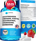 AdvantageNutra Liposomal Nicotinamide Riboside NR Supplement Resveratrol NAD : Nicotinamide 500mg w/Fisetin, Resveratrol Powder Spermidine Berberine NAD Resveratrol Supplement 500 mg - 60 caps 1 Pack AdvantageNutra Au supplements