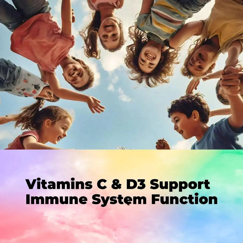 Mishas Nutraceuticals Kids Multivitamin Gummies with Omega 3 Fish Oil (EPA/DHA), Vitamin D3, C, B12, B6, Vitamin A, K & Zinc Immune Support Mishas Au supplements