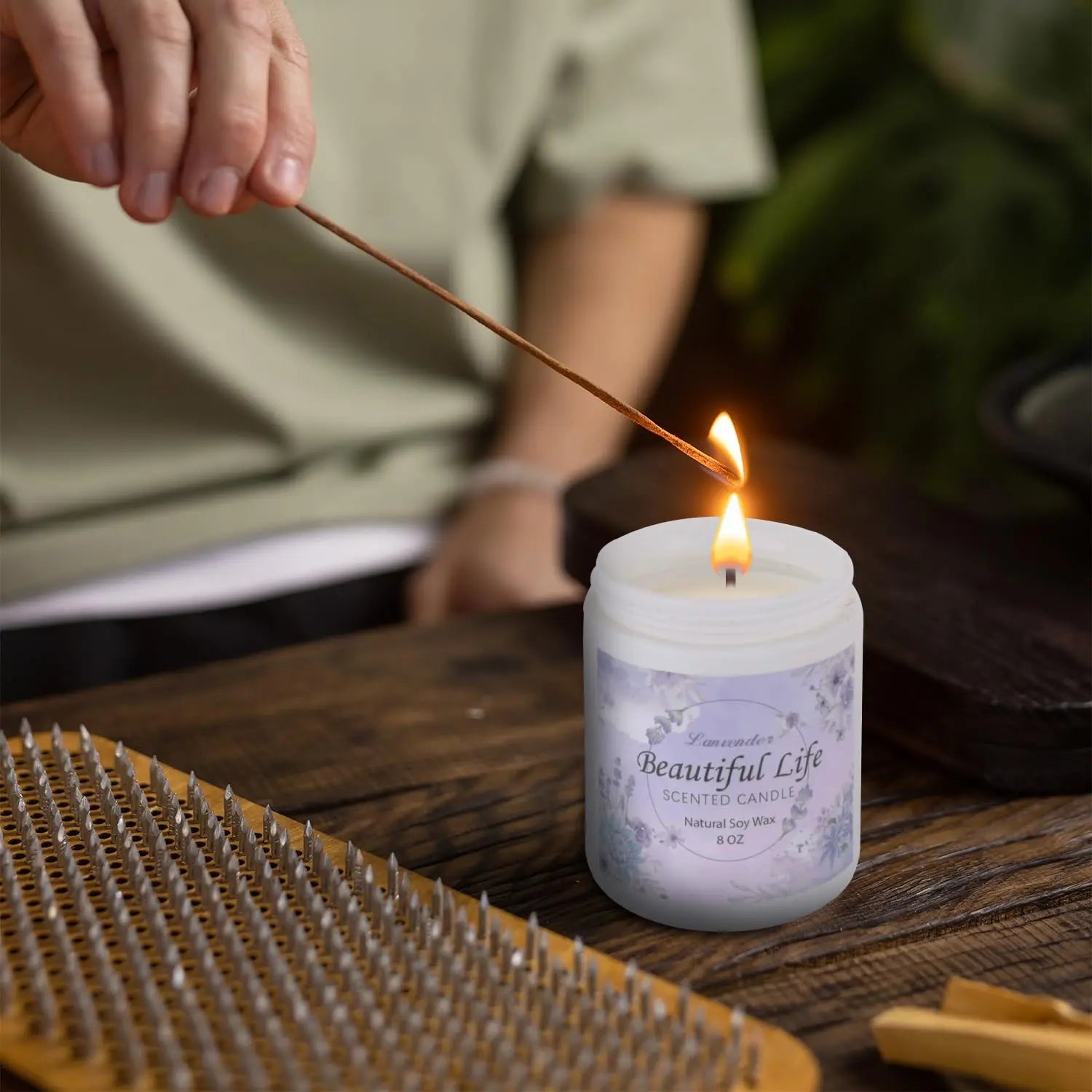 AMIDONSO Lavender Candles for Home Scented,8 oz Aromatherapy Candles Gift,45 Hour Long AMIDONSO Au supplements