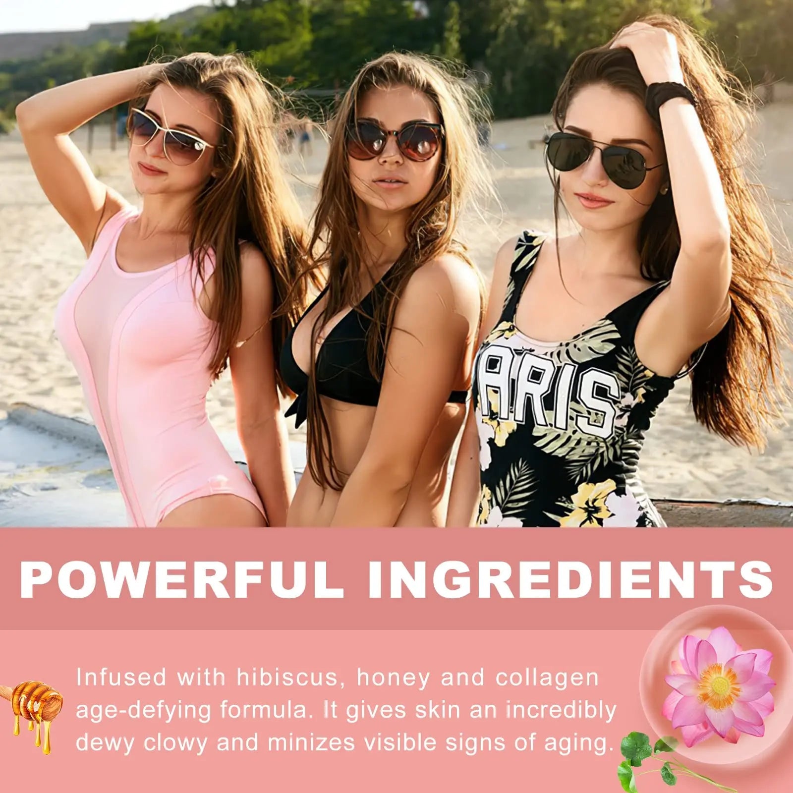 Hibiscus and Honey Firming Cream, Skin Tightening Lotion, Reduces the Look of Neck Lines CITYGOO Au supplements