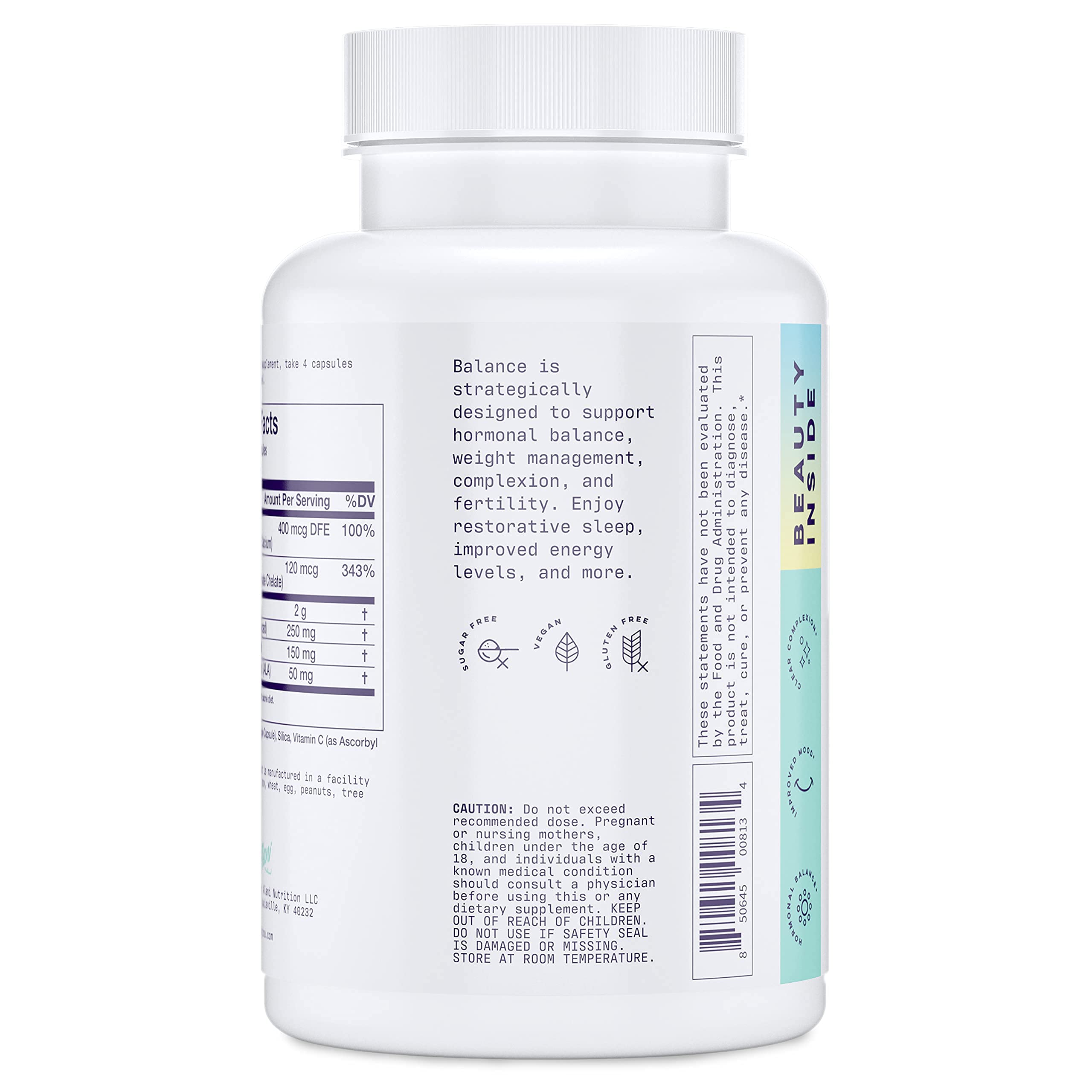Alani Nu Hormonal Balance, Weight Management Support, Skin Complexion Support, 120 Capsules Alani Nu Au supplements