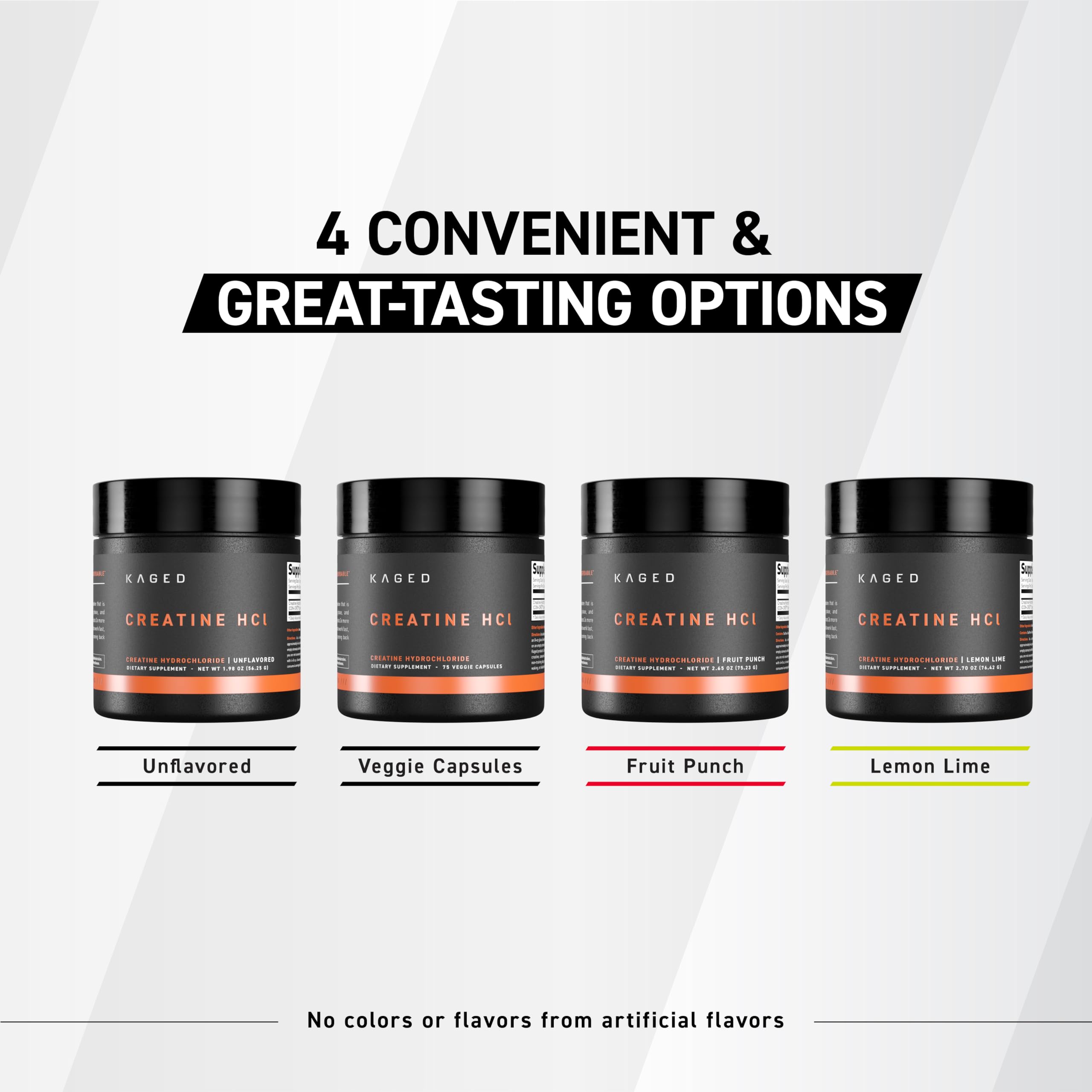 Kaged Creatine HCl Powder | 7X Concentrated vs Mono | Muscle Building & Recovery | High Absorption | No Bloating | Creatine for Men & Women