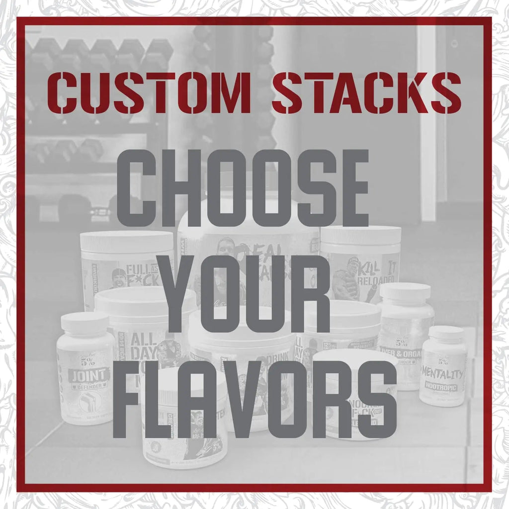5% Nutrition 2-Stack | Kill It + FasF | Pre-Workout + NO Booster Pre (Select Your Flavors) 5% Nutrition Au supplements