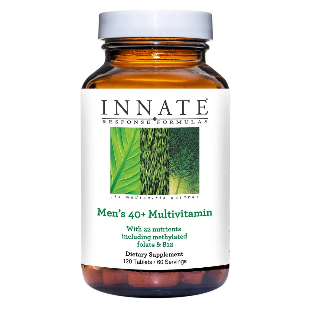 Innate Response Formulas Men’s 40+ Multivitamin - Daily Multivitamin for Men 40 and Over - Iron-Free - Includes Vitamins B12, B6, and D3 Innate Response Formulas Au supplements