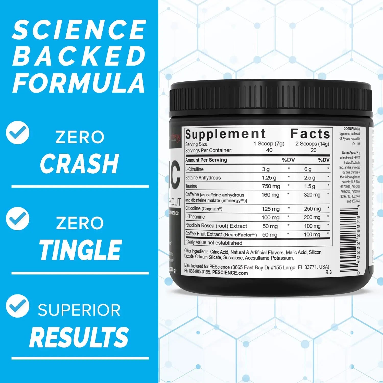 PEScience High Volume + Prolific Pre-Workout Stack, Powerful Nitric Oxide & Energy PEScience Au supplements