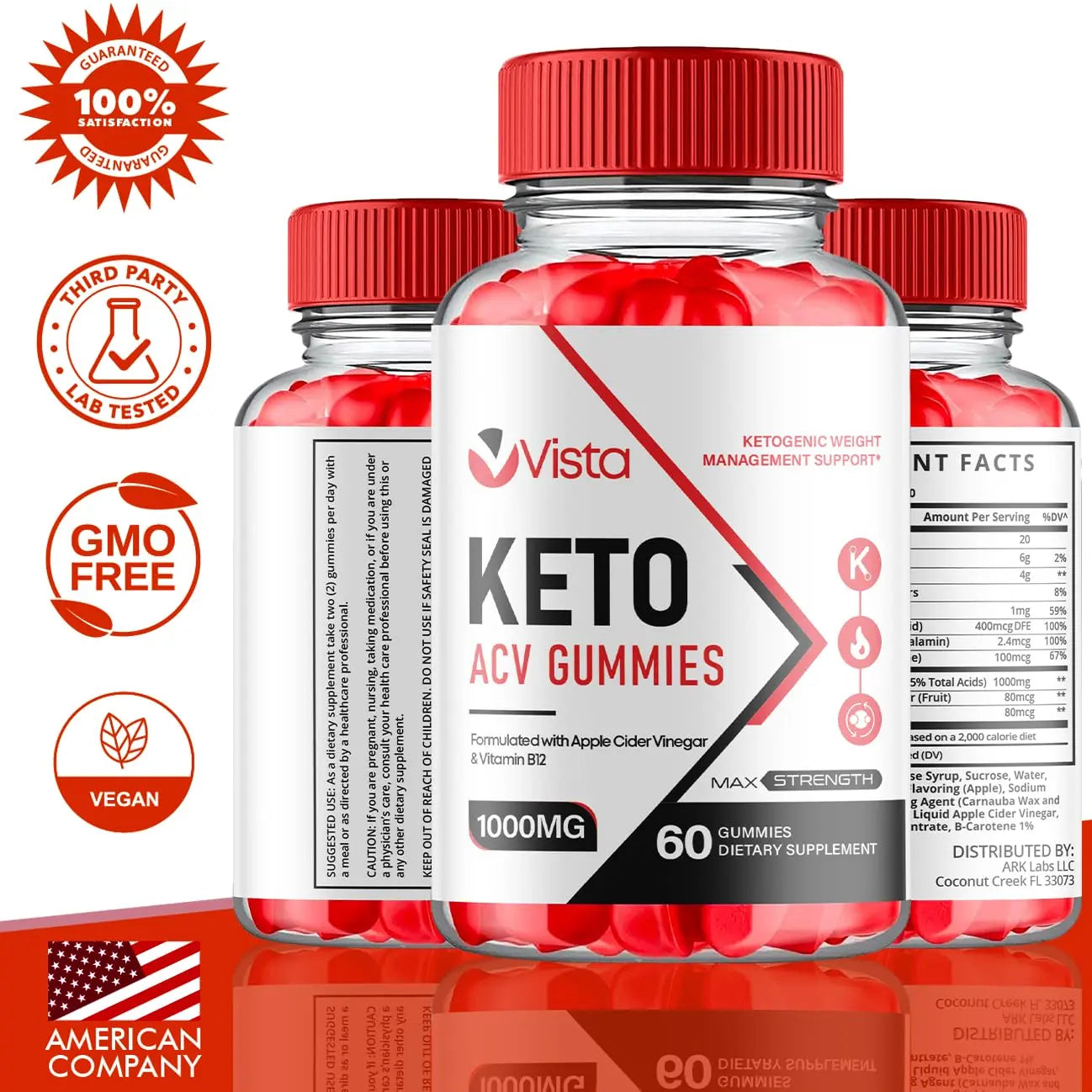 Vista Keto ACV Gummies, Vista Keto ACV Gummies Advanced Weight Loss 1000MG Ark Labs Au supplements