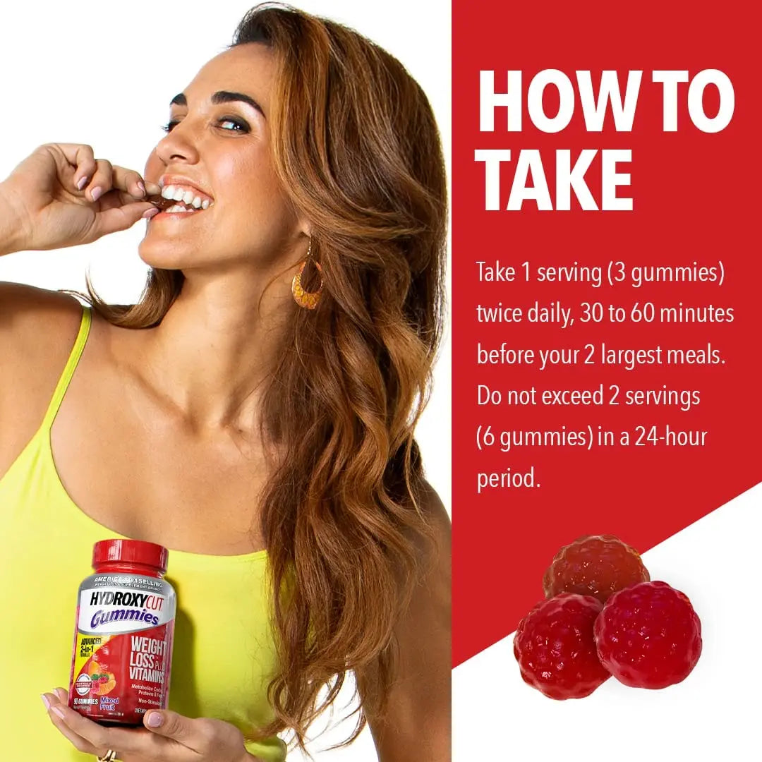 Hydroxycut Caffeine-Free Gummy for Women & Men | 15 Essential Vitamins & Minerals Hydroxycut Au supplements
