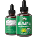 USDA Organic Vitamin A Liquid Drops Supplement. Vegan High Bioavailability for Eye, Skin + Bone Health. for Adults, Men, Women, Kids. Vit A Oil Retinyl Palmitate. Gluten Free, Zero Sugar. 100 Servings Peak Performance Au supplements