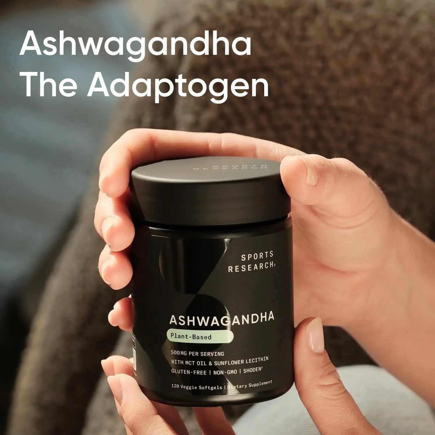 Sports Research® Ashwagandha Softgels with Coconut MCT Oil - Natural Adaptogen Sports Research Au supplements