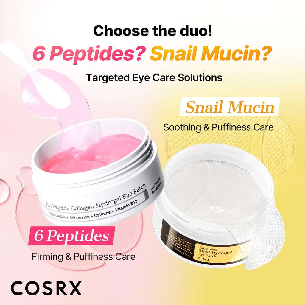 COSRX Snail Mucin Peptide Under Eye Cream, 0.84 fl oz, 73.7% Snail Mucin and Niacinamide, Eye Care