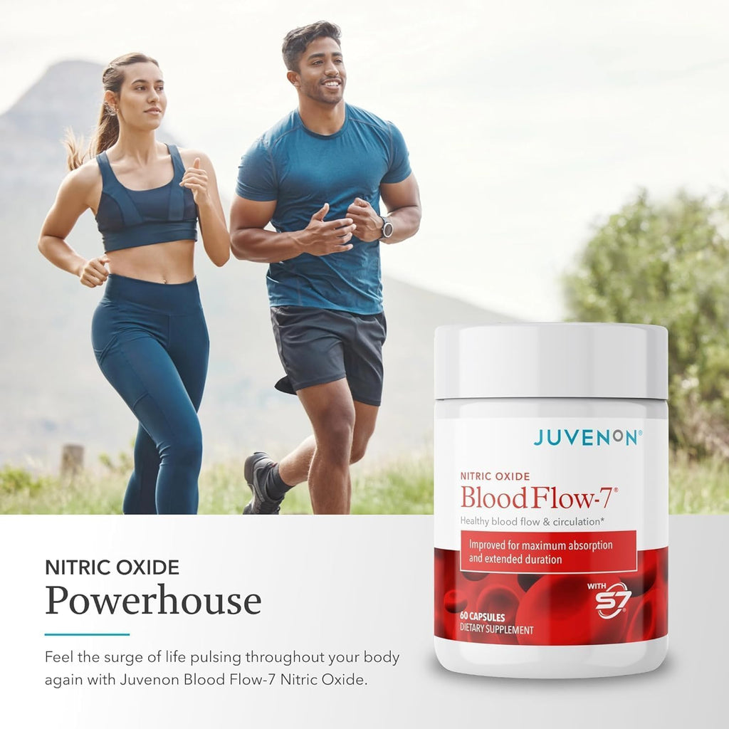 Juvenon Maximum Male BloodFlow-7 Nitric Oxide Supplement with Nitrosigine + Alpha Gold Male Juvenon Au supplements