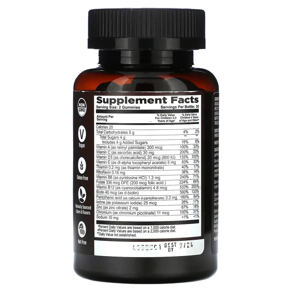 YumVs Strong Earth Kids Organic Gummies, Multi Vitamin, Berry, 60 Gummies Aus Healthcare Au supplements