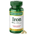 Nature’s Bounty Iron 65mg, 325 mg Ferrous Sulfate, Cellular Energy Support, Promotes Normal Red Blood Cell Production