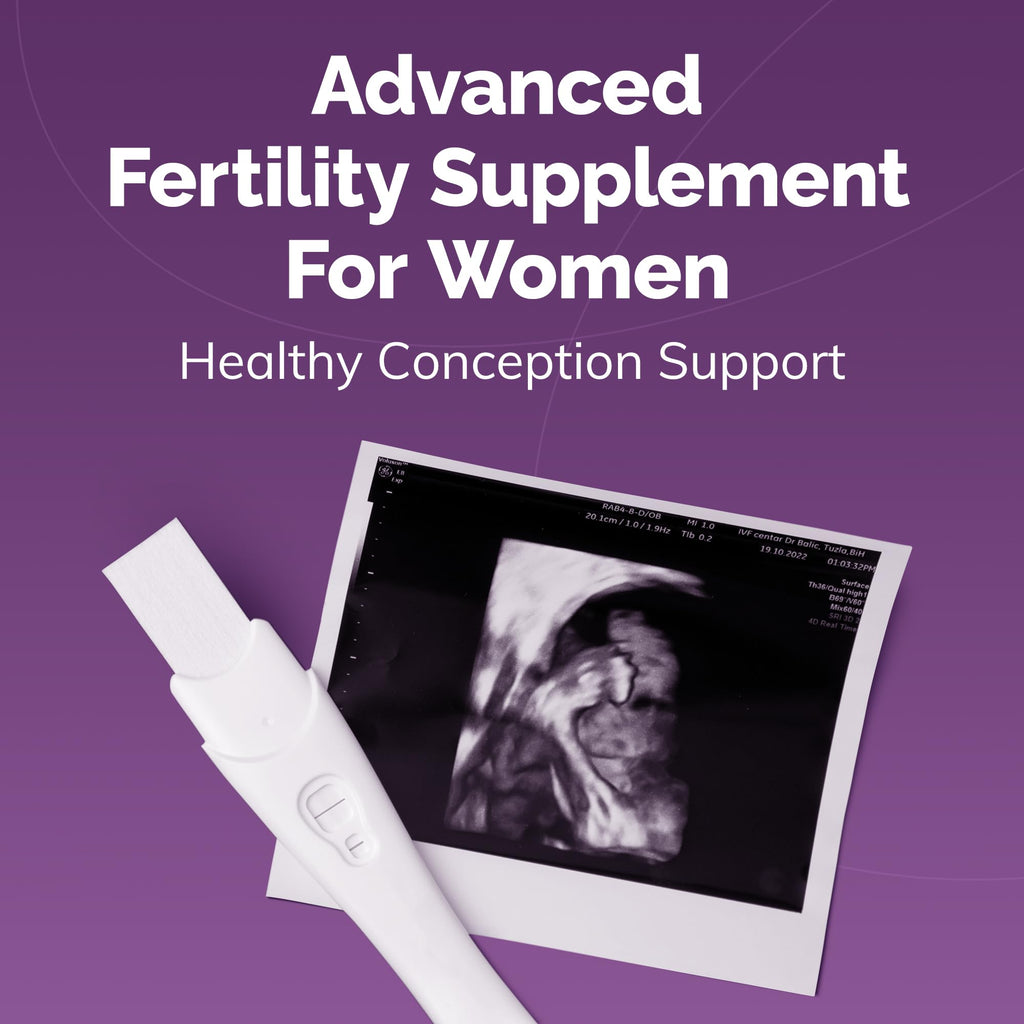 CONCEIVE PLUS Womens Fertility Support – Prenatal Multivitamin for Trying to Get Pregnant – Conception Blend, Hormonal Balance, Folate, Zinc, Thiamin, Riboflavin, Biotin – Non-GMO, Vegan – 30 Days CONCEIVE PLUS Au supplements