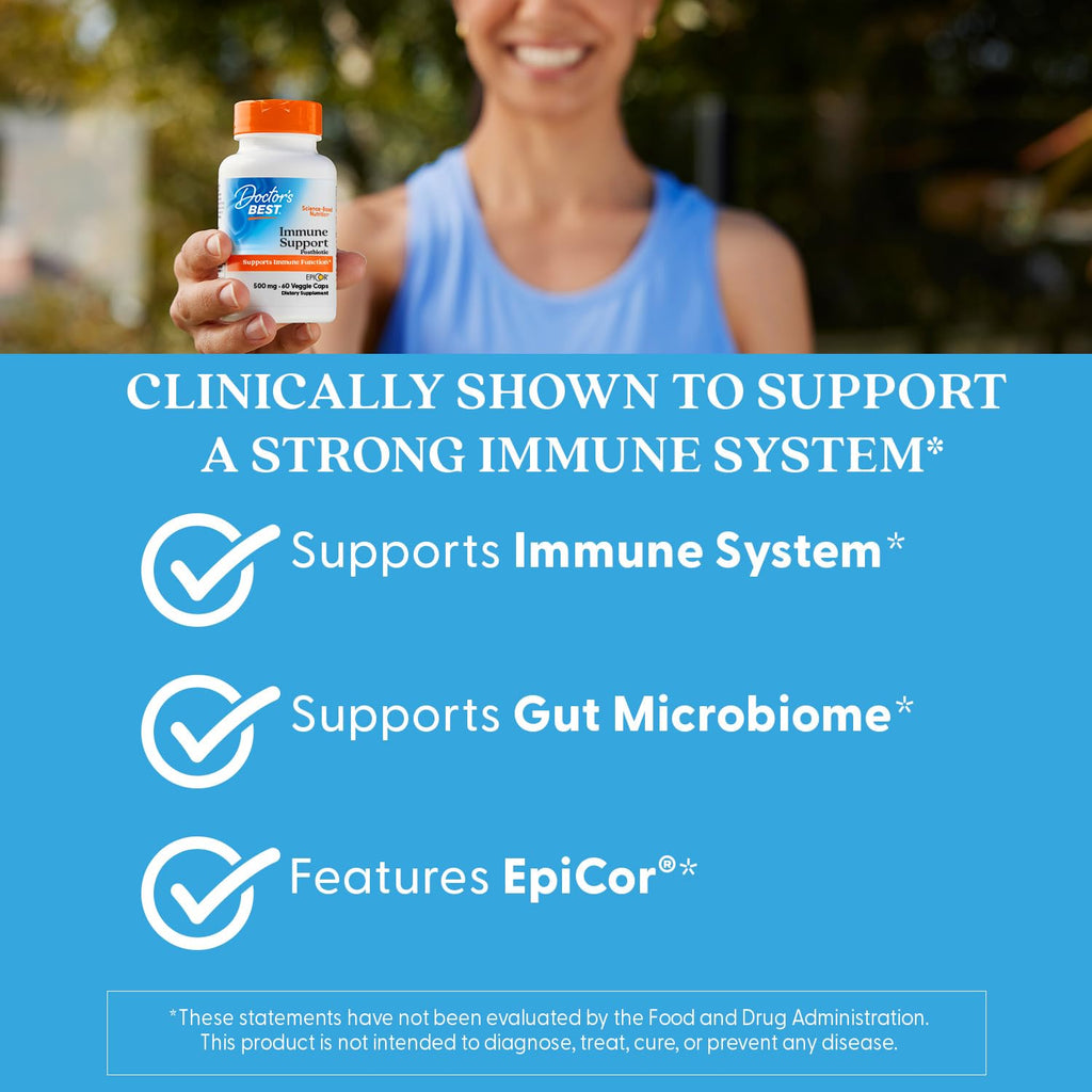 Doctors Best Immune Support Postbiotic, Supports Immune Function, Non-GMO, Gluten Free, Vegan 60 Veggie Caps Doctor's BEST Au supplements
