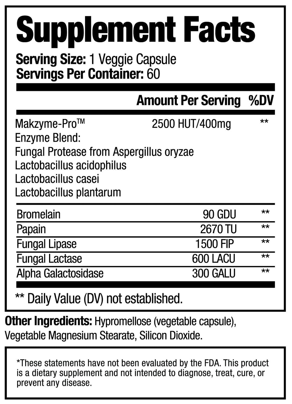 Dr. Tennant's Digestive Enzymes with Bromelain, Papain and Lipase - Bloating Relief and Gas Support for Sensitive Stomachs, Vegan, 27-Enzyme Blend,