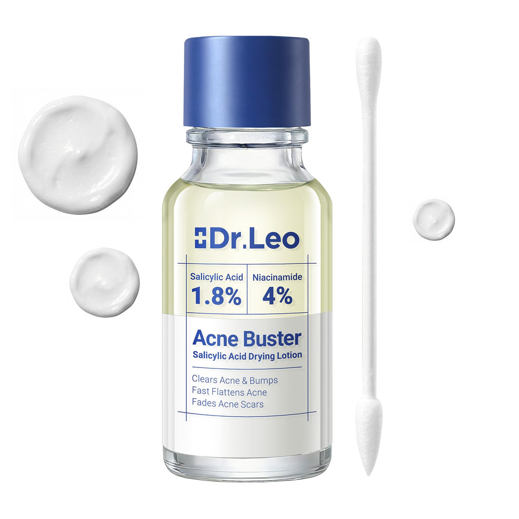 Dr.Leo 1.8% Salicylic Acid Spot Serum, Acne Treatment for Acne-Prone Sensitive Skin | Niacinamide, Fast Pimple Relief, Fades Acne Marks