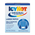 Icy Hot Original Pain Relief Patch, Large Size Comfortable Fabric Patches with Menthol 5%, Ice and Heat Contrast Therapy for Backaches, Joints, Muscle Strains and Arthritis, 5 ct. Icy Hot Au supplements