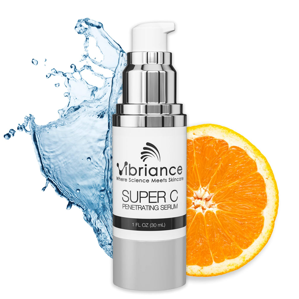 Vibriance Super C Serum for Mature Skin - All-in-One Vitamin Formula Hydrates, Firms,