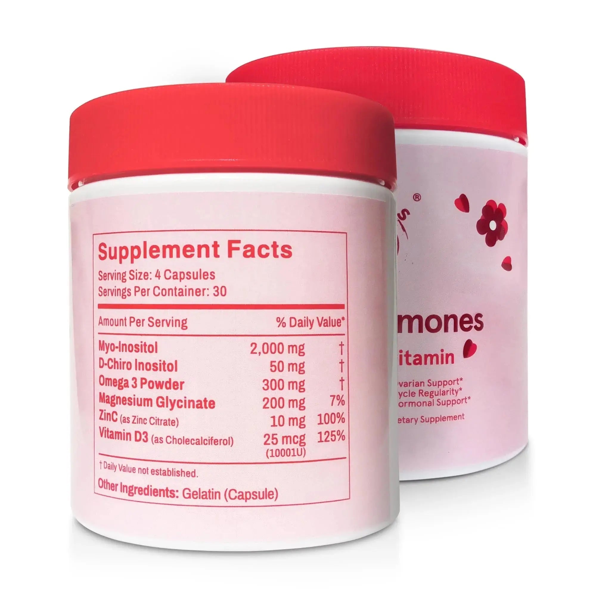 Mr Ros PCOS Multivitamin for Women – Happy Hormones Formula – Myo & D-Chiro Inositol 40:1, Omega-3, Vitamin D3, Zinc & Magnesium Mr Ros Au supplements