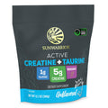 Creatine Monohydrate Powder Taurine Supplement, 5g Creatine Monohydrate 1g Taurine per Serving | Vegan Muscle Strength, Endurance & Recovery Support, Clean Performance Formula | 60 Servings Unflavored Sunwarrior Au supplements