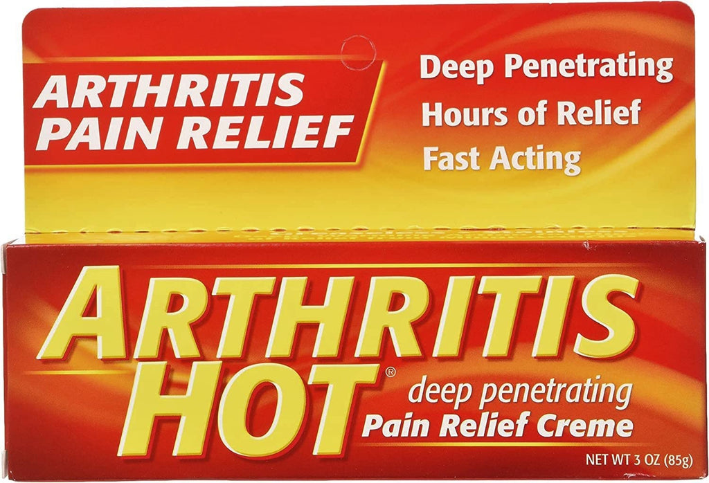 Arthritis Hot Pain Relief Creme 3 oz (Pack of 3) Marble Medical Au supplements