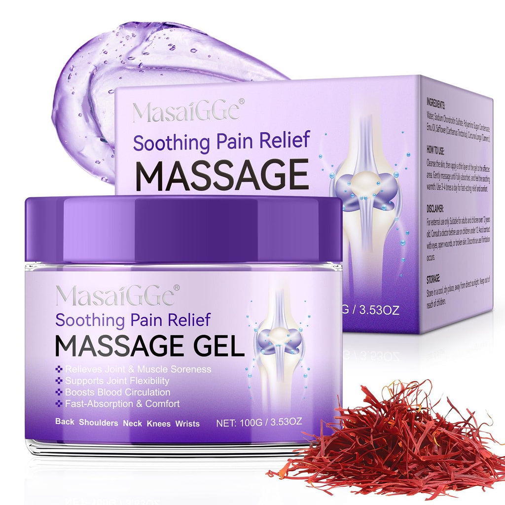 Soothing Massage Gel - Joint Massage Purple Gel, Natural Ingredients & Fast-Absorbing for Soothing Joint, Shoulder, Knee, Back & Muscle Stiffness GTZSXNP Au supplements