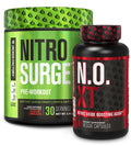 Jacked Factory Pre Workout Stack - N.O XT Nitric Oxide Booster & NITROSURGE High Jacked Factory Au supplements