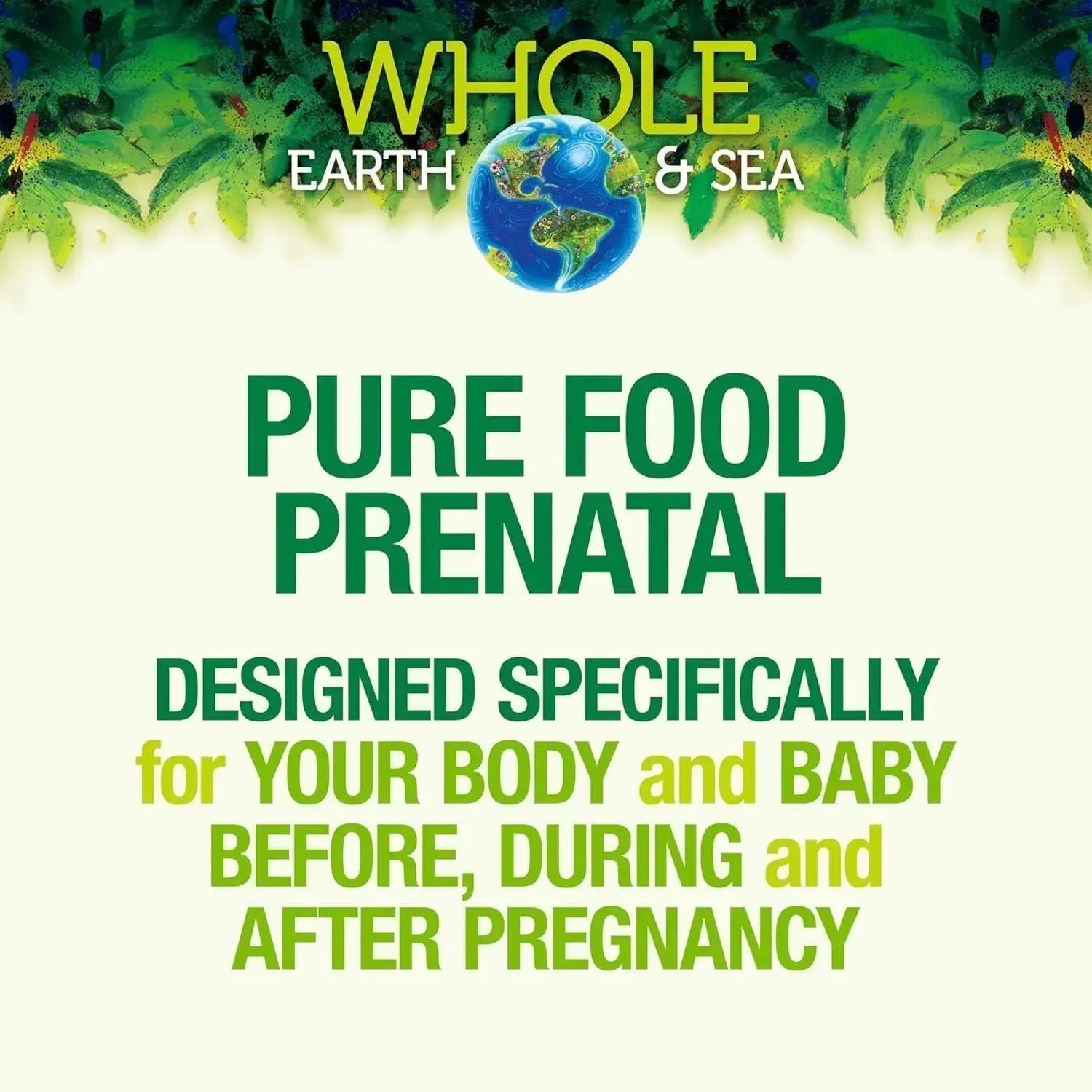 Natural Factors Whole Earth & Sea, Women's Prenatal Multivitamin and Mineral, Whole Food Supplement, Vegan, 120 Tablets Natural Factors Au supplements