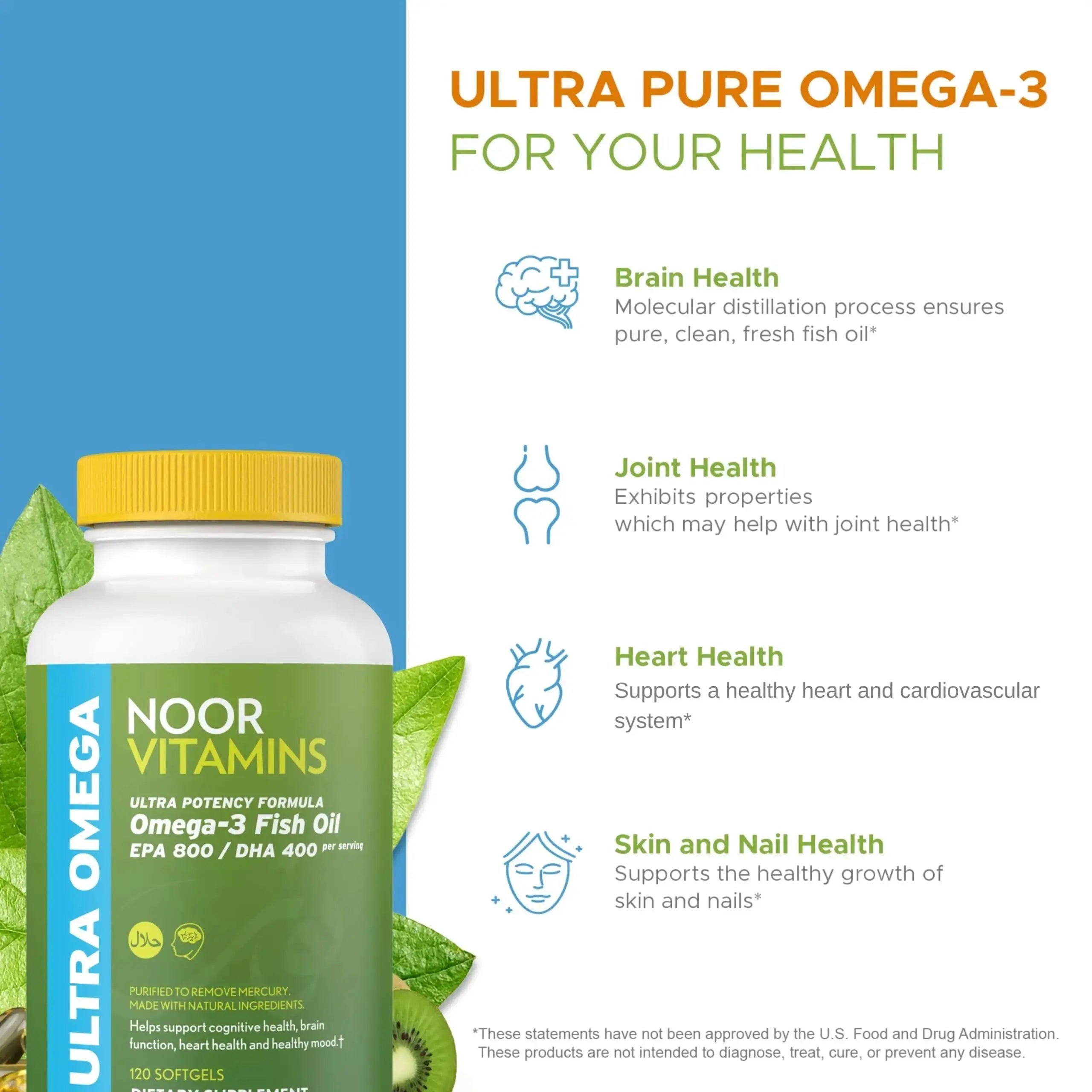 Noor Vitamins Women's Multivitamin and Omega Fish Oil Supplement Bundle Noor Vitamins Au supplements