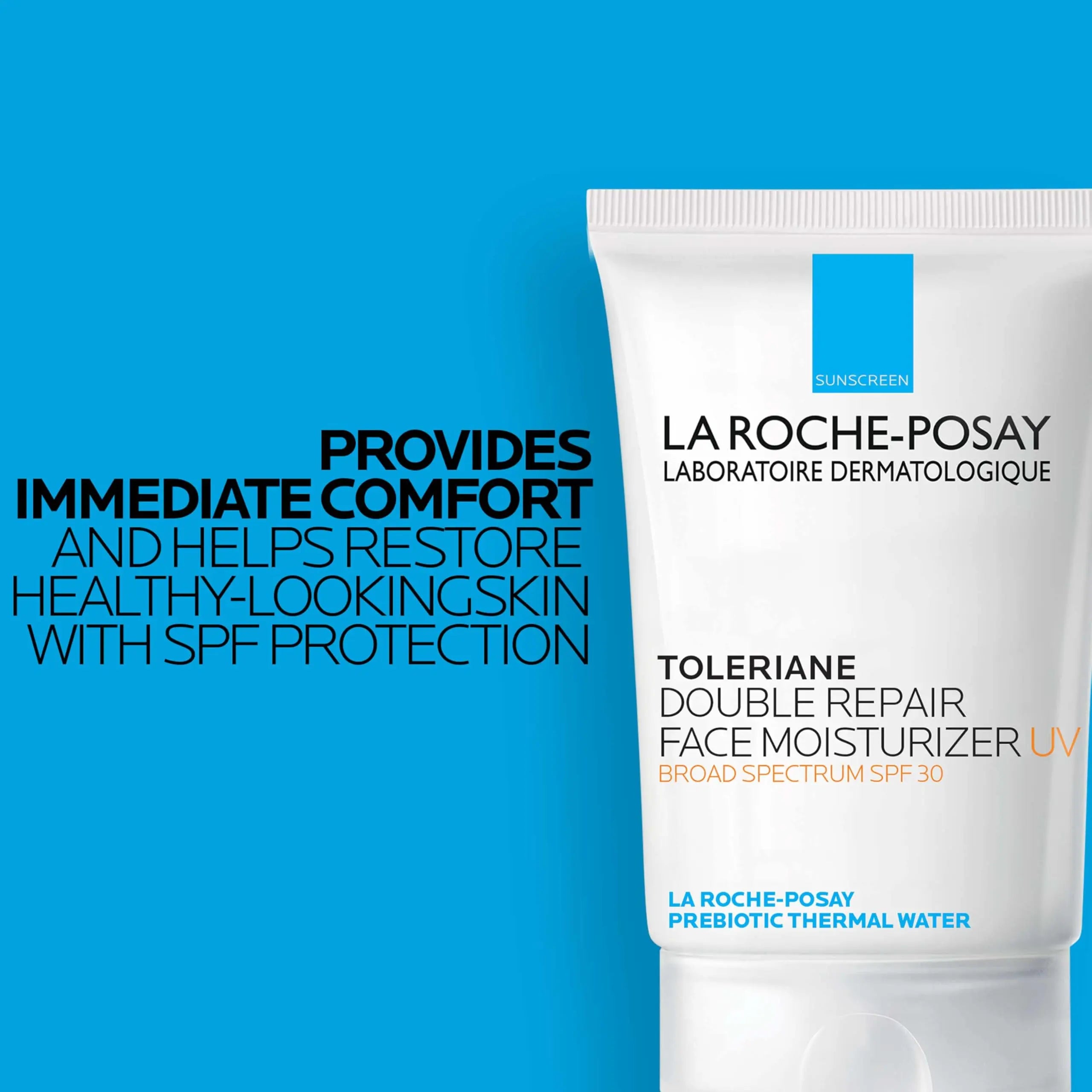 La Roche-Posay Toleriane Double Repair UV SPF Moisturizer for Face, Daily Facial Moisturizer with Sunscreen SPF 30 La Roche-Posay Au supplements
