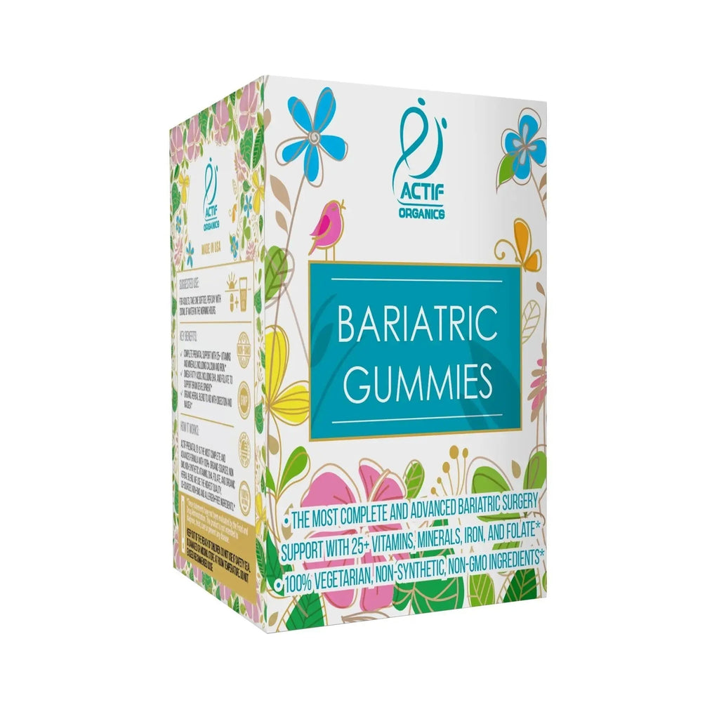 ACTIF Organic Bariatric Gummies with 25+ Organic Vitamins and Minerals for Bariatric Surgery, Advanced Formula ACTIF Au supplements
