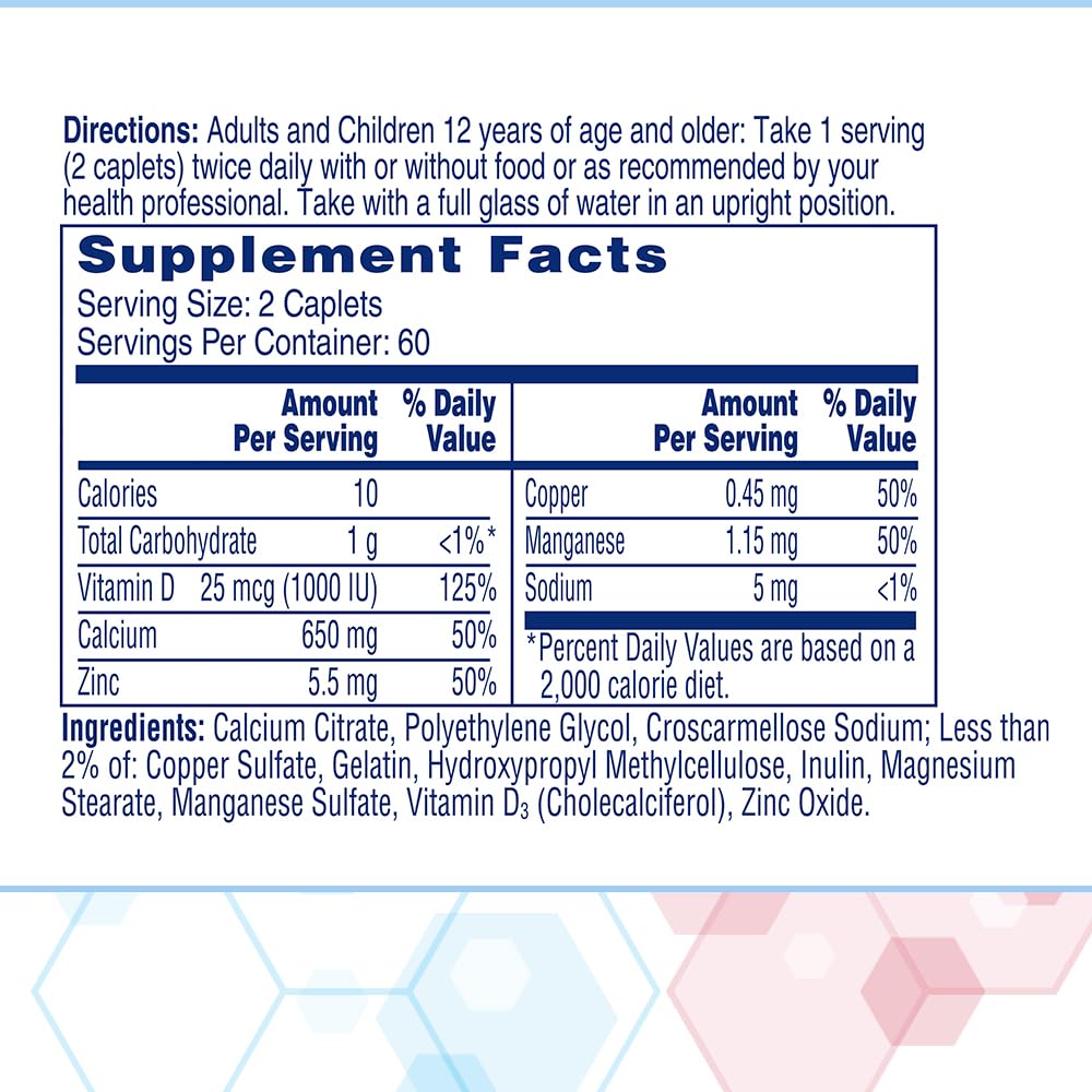 Citracal Maximum Plus Calcium Supplement - Calcium Citrate with Vitamin D3, Zinc, & Essential Minerals for Bone Health Support