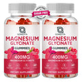 Magnesium Glycinate Gummies 400 mg with 100 mg Composite magnesium - Chelated Magnesium Potassium Supplement with Vitamin D, B6 Supports Calm, Sleep, Memory & Muscle Cramps,Sugar Free - 120 Gummies GONGOTA Au supplements