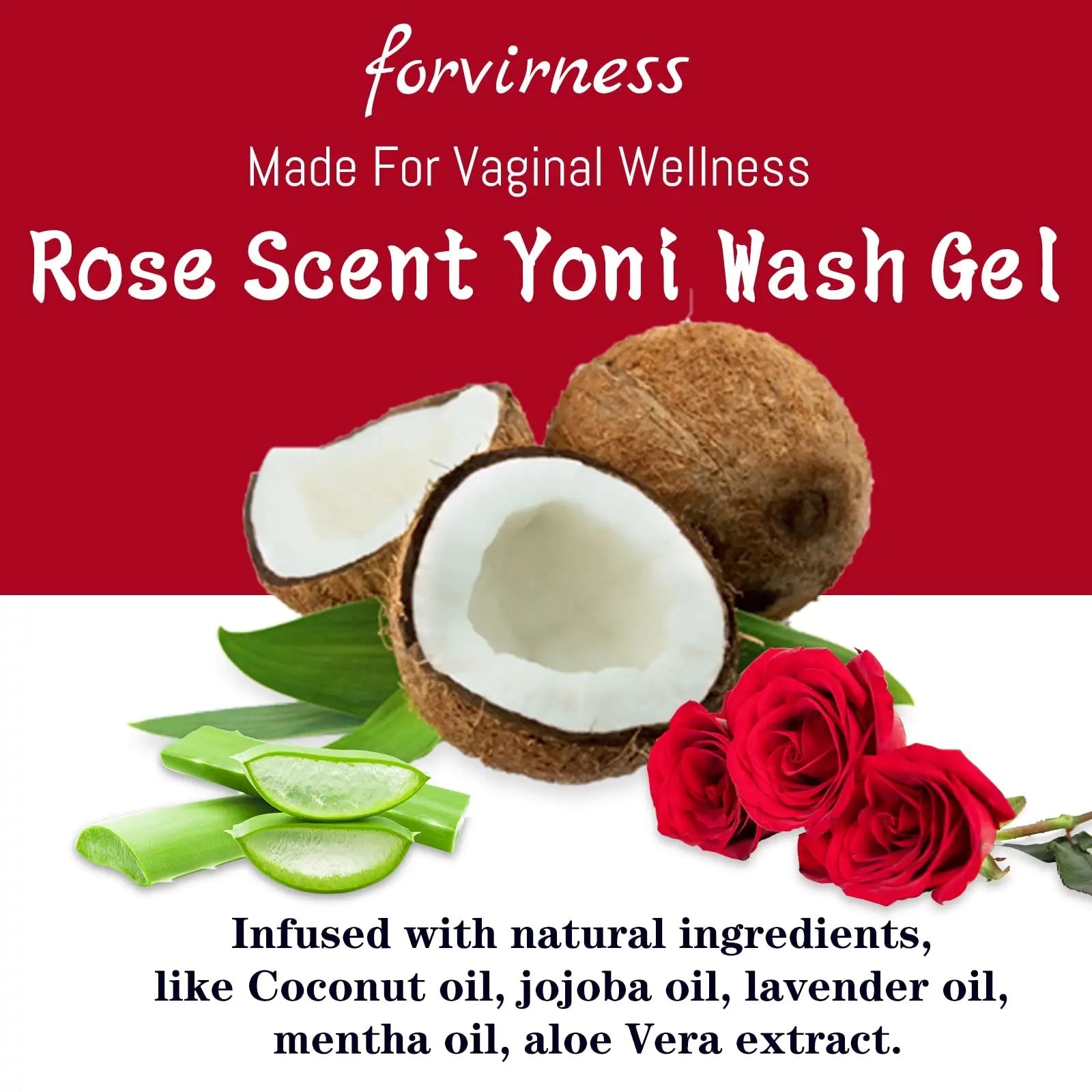 forvirness Feminine Wash with Cleaning Factor, Vaginal Wash - Clean, Remove Odor, pH Balance forvirness Au supplements