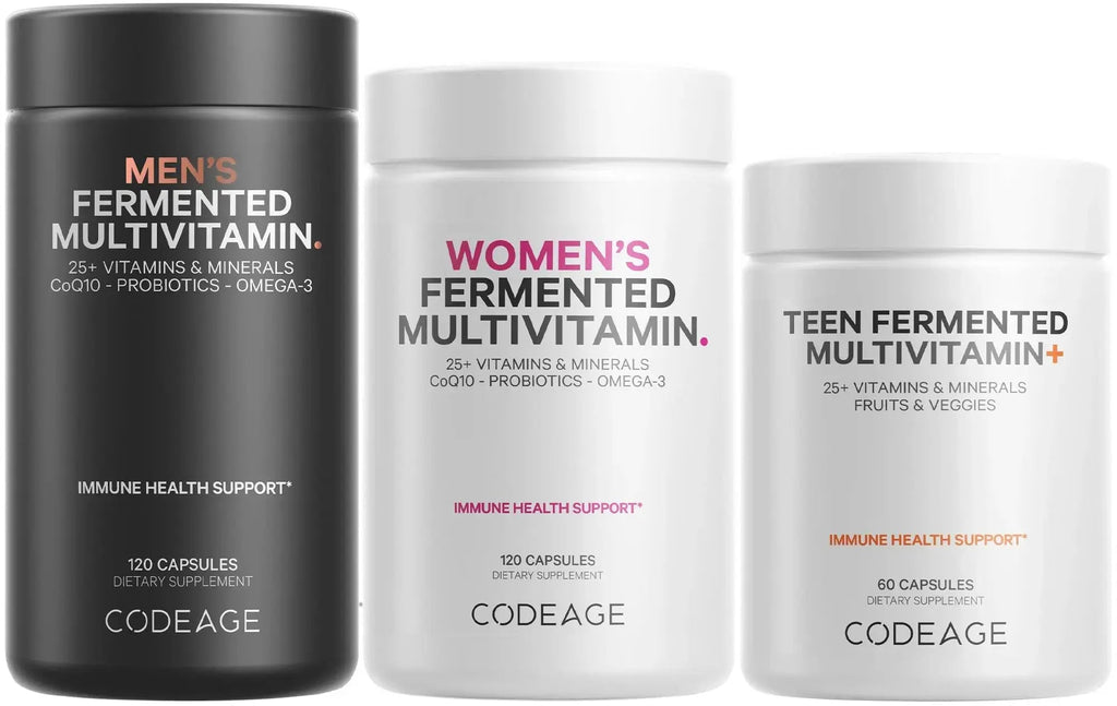 Codeage Family Multivitamin Bundle – Multivitamins for Teens, Women & Men – Essential Vitamins & Minerals Pack Codeage Au supplements