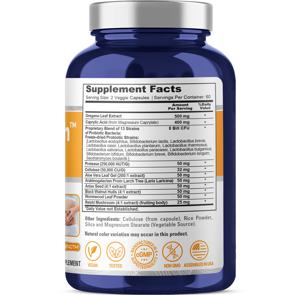 NusaPure CandiHealth Complex (Non-GMO, Vegan) 120 Veggie Capsules NusaPure Au supplements