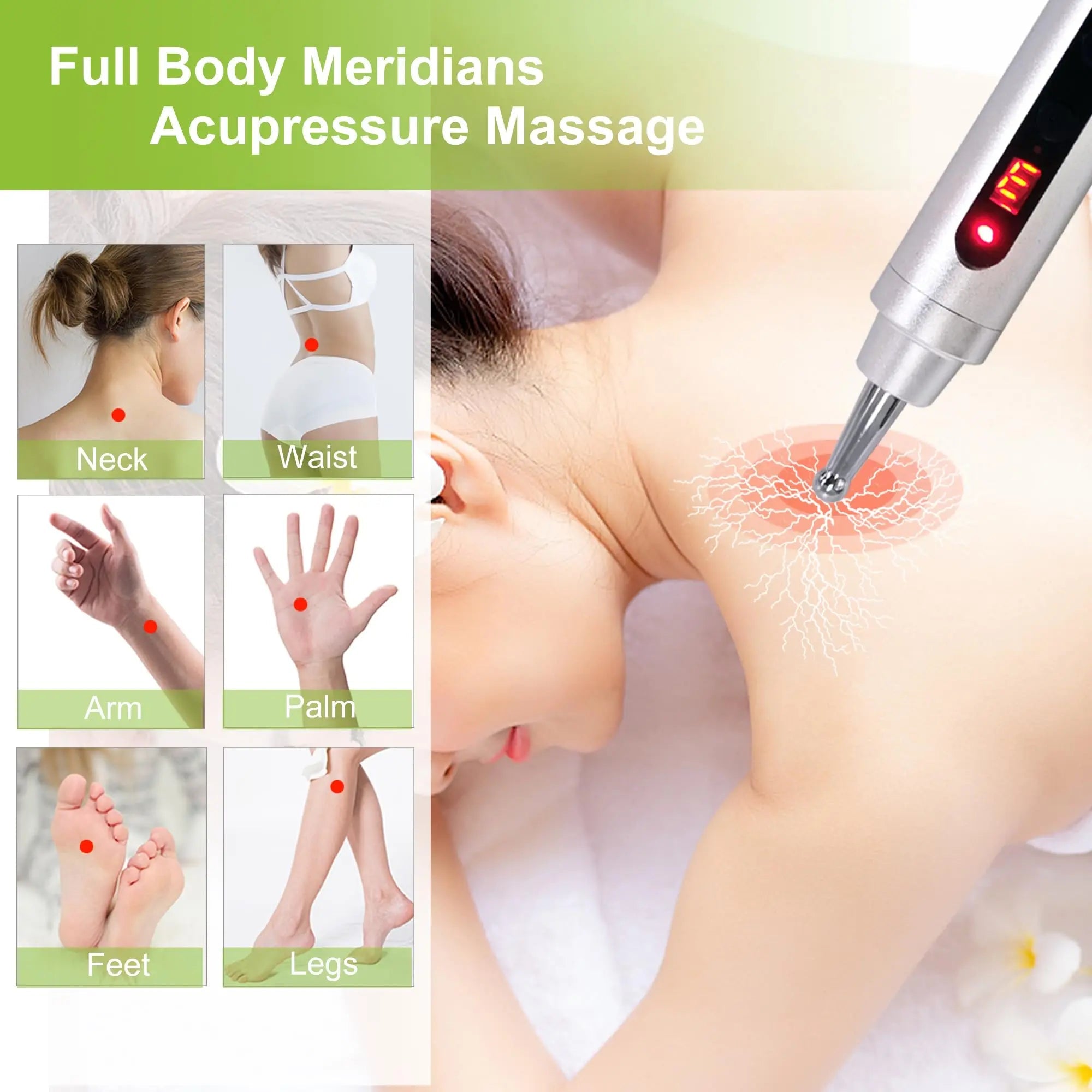 Global Care Market Meridians Energy Pen - Electronic Meridian Acupuncture Massage Pen Global Care Market Au supplements