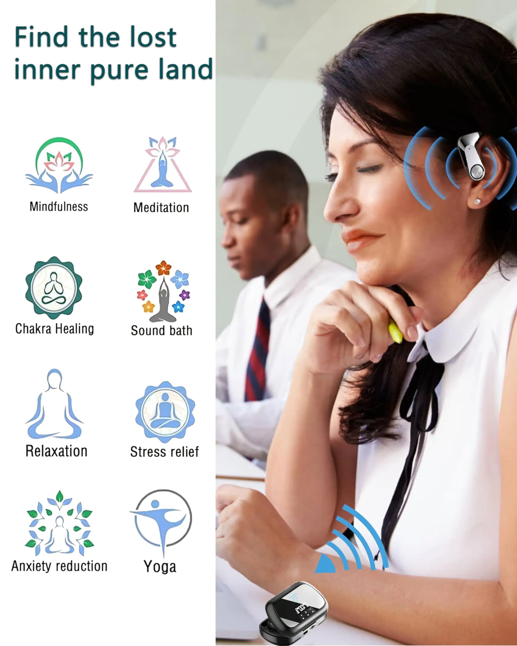 Sound Frequency Machine, Vedawind Meditation Accessory, Mindfulness, Tone Therapy System Vedawind Au supplements