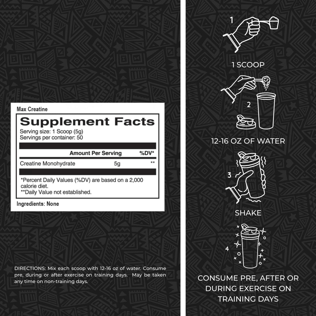 Max Muscle Ultra Pure Creatine Monohydrate Powder 5000 mg (5 Grams) | 3rd Party Purity Tested | 100% Micronized and Unflavored for Maximum Absorption | Keto Friendly | 8.8 Ounces | 50 Servings Max Muscle Au supplements