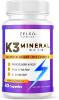 ZELSO K3 Mineral Keto Pills Nutrition, Advanced K3 Pill Formula for Men and Women ZELSO Au supplements